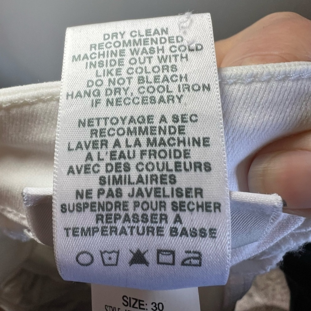 Joe’s Jeans Flawless The Charlie High Rise Skinny Ankle Hennie Jeans White Sz 30 - Picture 13 of 13